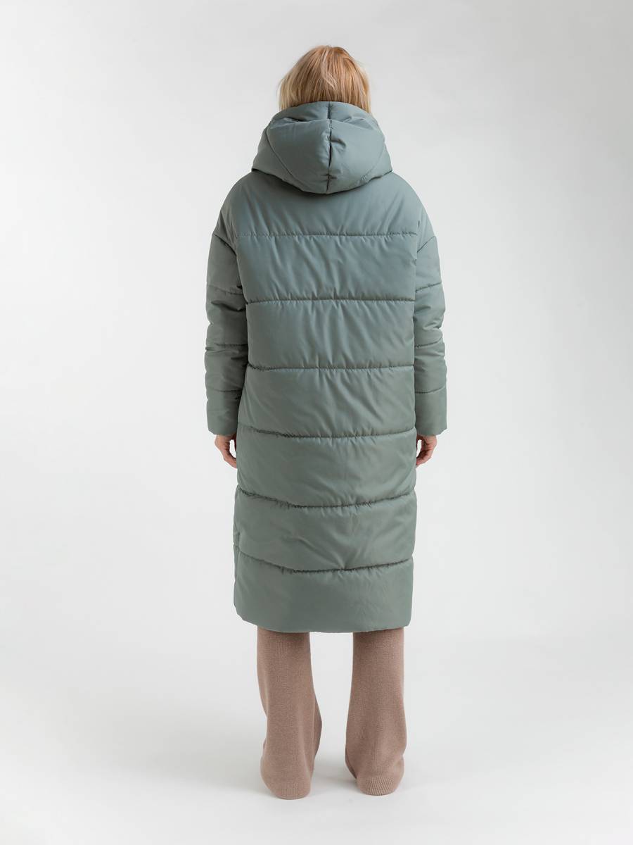 Longline Padded Coat River Island Shawl Collar Coat River Island