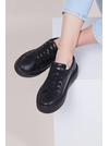 Romashka - Интернет-магазин женской одежды |  Кеды "Терри" из натуральной кожи ROMASHKA черные, Цвет: Черный, Размер обуви: 36