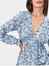 Romashka - Интернет-магазин женской одежды |  Платье "Фрибур" длины миди ROMASHKA Голубой plus, Цвет: Голубой plus, Размер одежды: S|M