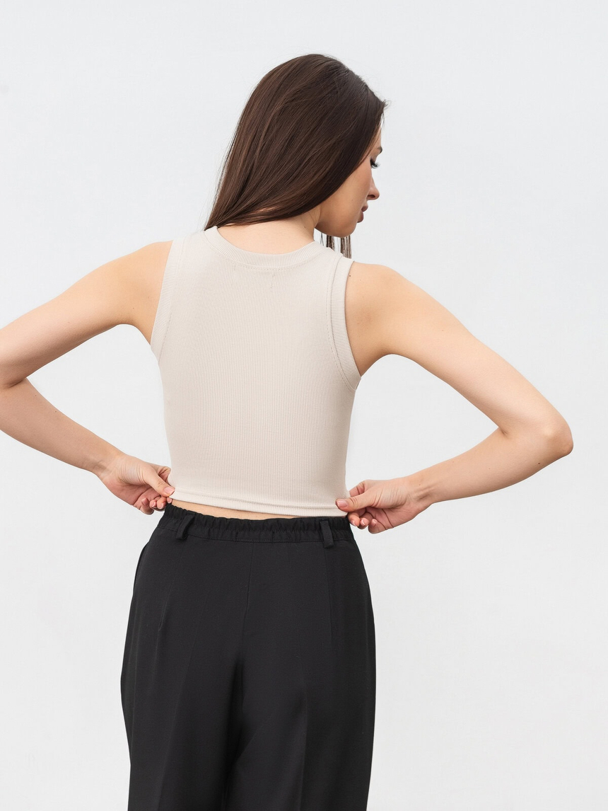 Romashka - Інтернет магазин жіночого одягу | Топ «Марсель» ROMASHKA Бежевий, Колір: Бежевий, Розмір одягу: S|M