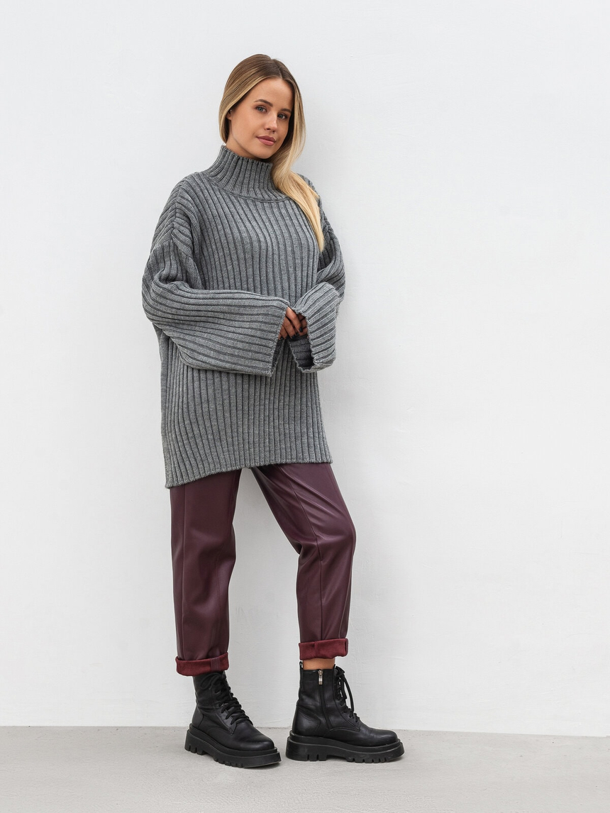 Romashka - Интернет-магазин женской одежды |  Свитер "Имст" ROMASHKA Серый, Цвет: Серый, Размер одежды: One Size