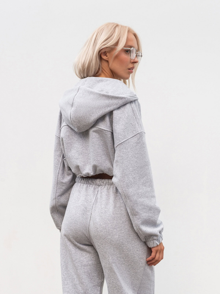 Romashka - Інтернет магазин жіночого одягу | Худі «Попіл» ROMASHKA Сірий, Колір: Сірий, Розмір одягу: XS|S